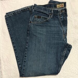 Mens Wrangler 20X Bootcut Blue Jeans Size 30x30 Competition Style 01